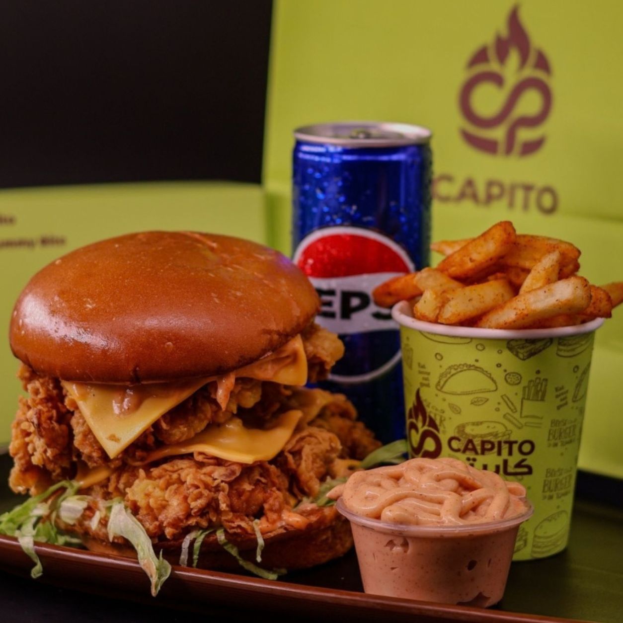 Special Double Chicken Burger CP